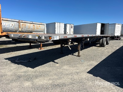 1998 Utility FS2CHA 48 ft T/A Spread Axle Flatbed Trailer