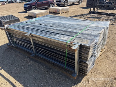 Quantity of (6) 2026 Suihe NG-20H-6 20 ft x 7 ft Wrought Iron Bi-Parting Driveway Gate (Unused)