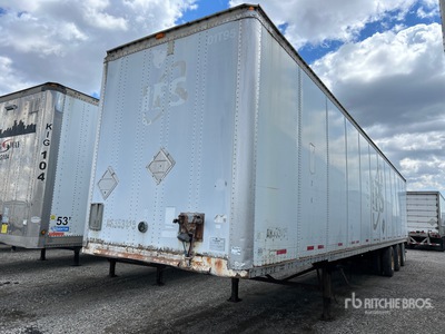 2001 Wabash 53 ft x 102 in Tri/A Van Trailer