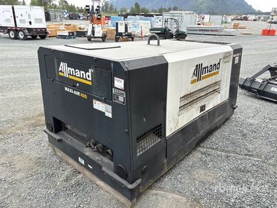 2017 Allmand Bros. MA400-6C3 Skid-Mounted Compresor de aire (Inoperable)