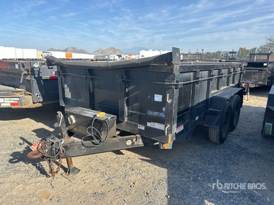 2020 Big Tex 12 ft T/A Dump Utility Trailer