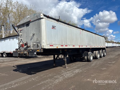 2009 Manac 4144C43 44 ft Quad/A Aluminum Rollback End Dump Trailer