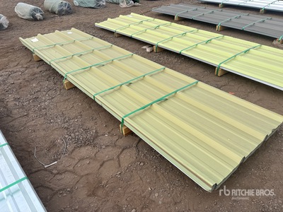 Quantity of R Panel Steel Siding 12ft