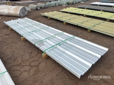 Quantity of R Panel Steel Siding 12ft