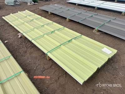 Quantity of R Panel Steel Siding 12ft