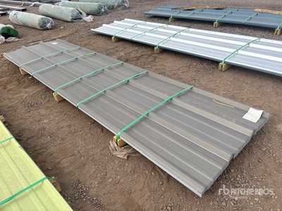Quantity of R Panel Steel Siding 12ft