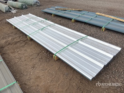Quantity of R Panel Steel Siding 12ft