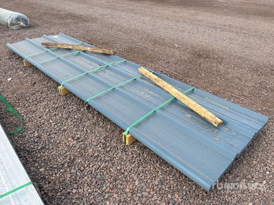 Quantity of R Panel Steel Siding 12ft