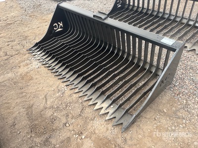 Kit Containers QT-SB-L76-V3 76 in Skeleton Skid Steer Bucket