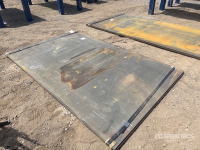 Quantity of 60 in x 96 in Steel Plates