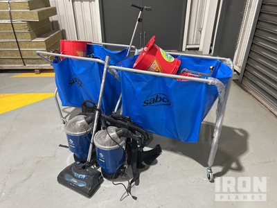 Quantity of (2) Pacvacs and Cleaning Equipment