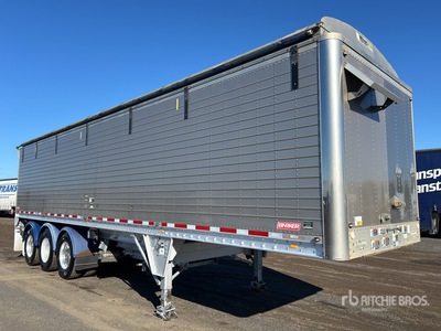 2012 BARKER WILSON Pacesetter 10.5 m Tri/A Belly Dump Trailer