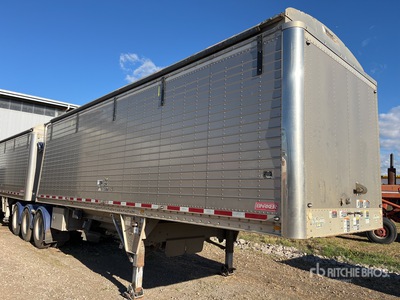 2012 BARKER WILSON Pacesetter 8 m Tri/A B-Double Lead Belly Dump Trailer