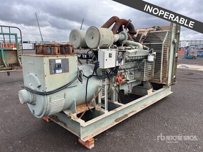 1983 Stamford SC634A 600 kVA Skid-Mounted Generator Set (Inoperable)