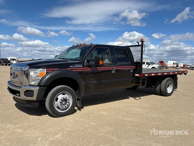 2013 Ford F-550 XLT Super Duty 4x4 Crew Cab Camión Caja Abierta