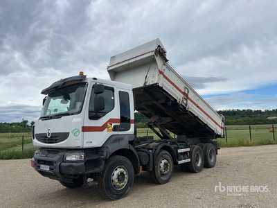 2011 Renault Kerax Dxi 8x4 Camion Bibenne を見 Dump Truck