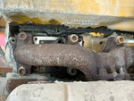 Upper Engine with Oil Leaks