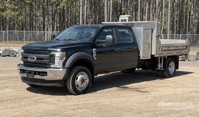 2018 Ford F-550 4x4 Crew Cab Dump Truck