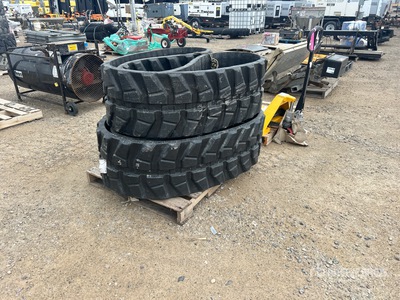 Qty of (2) 17 In. Rubber Tracks Tracks