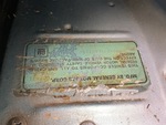 Frame Stamp Serial Number/VIN Photo