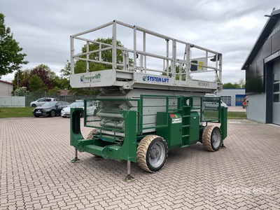 2008 Genie GS-5390RT 4x4 Diesel Scissor Lift