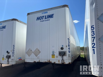 2013 Stoughton AVW-535T-S-C-AR 53 ft x 102 in T/A Van Trailer