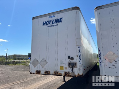 2014 Stoughton AVW-535T-S-C-AR 53 ft x 102 in T/A Van Trailer