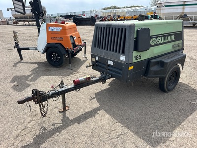 2018 Sullair 185DDPQKUAF 185 cfm Mobile Air Compressor
