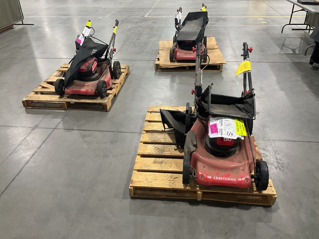 (3) Craftsman V60 Lawn Mowers