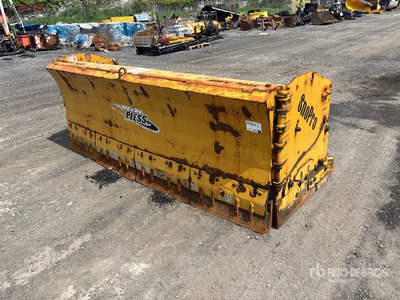 Metal Pless 13 ft Pala para nieve - Fits Wheel Loader