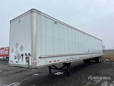 2015 Vanguard 53 ft x 102 in T/A Van Trailer