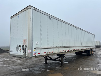 2015 Vanguard 53 ft x 102 in T/A Van Trailer