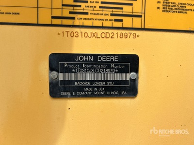 2012 John Deere 310J 4x2 لودر خلفي