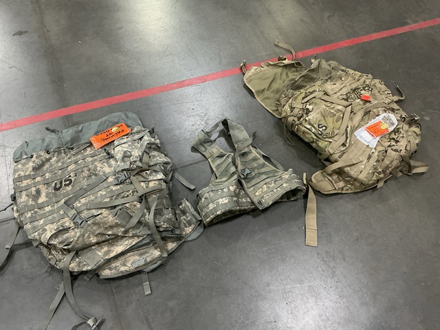 (48) Fighting Load Carriers, (14) Large Field Pack Sets & (5) Large Rucksacks