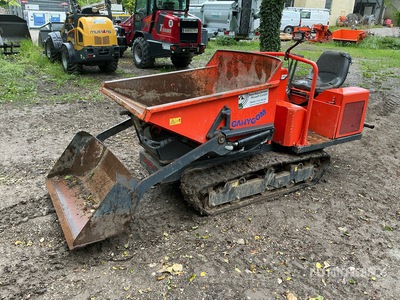 2008 Canycom S100 1 ton Stand-On Self-Loading Swivel Mini Crawler Dumper