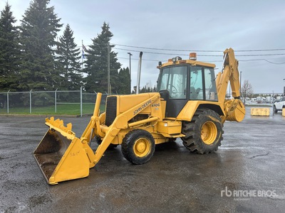 1987 John Deere 410C 4x4 Backhoe Loader