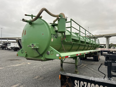2013 Galyean 130BBL 130 bbl T/A Vacuum Tanker Trailer