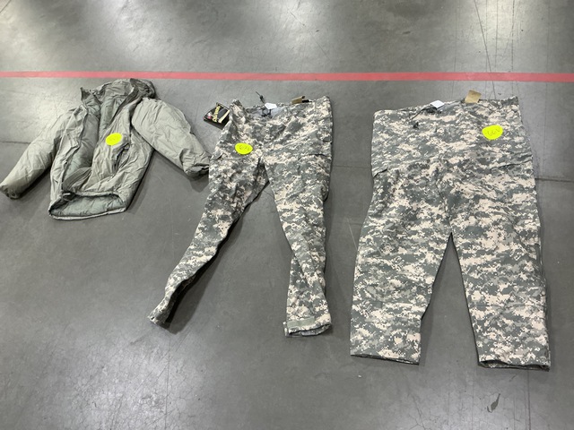 (14) Extreme Cold Weather Parkas & (8) Pairs of Extreme Cold Weather Trousers
