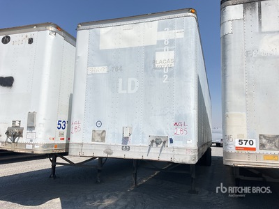 2002 Trailmobile 47 ft x 102 in T/A Caja Seca / Van Trailer