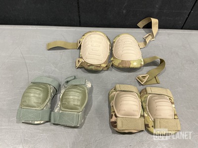 (4) Elbow & Knee Pad Sets, (70) Pairs of Knee Pads & Assorted Items