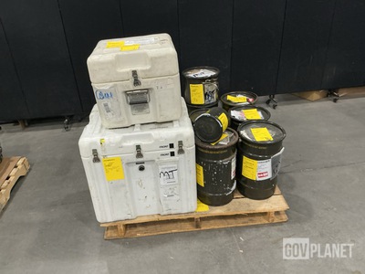 (5) Assorted Storage Cases & (9) Storage Drums