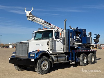 Terex Texoma 330 on 2007 Western Star 4900FA 6x4 Pressure Digger