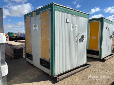 2000 105 in x 98 in Skid-Mounted Portable Toilet