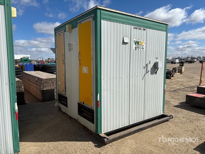 106 in x 98 in 2 Person Skid-Mounted Portable Toilet