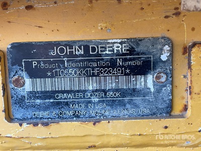 2018 John Deere 550K Crawler Dozer