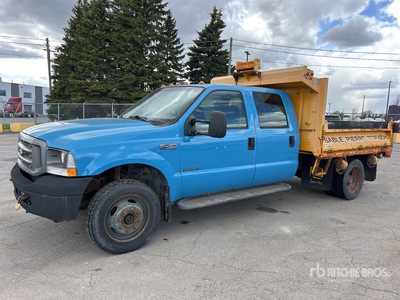 2002 Ford F-450 4x2 Crew Cab Kipper-Lkw