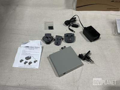 (4) Allied Telesis AT-MC13 Ethernet Media Converters