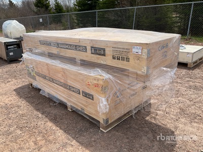 2026 EMC 25 ft x 33 ft Double Metal Warehouse Shed (Unused)
