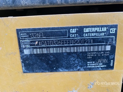 2018 Cat 326F L Tracked Excavator