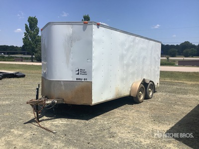 2015 Forest River 16 ft T/A Enclosed Trailer